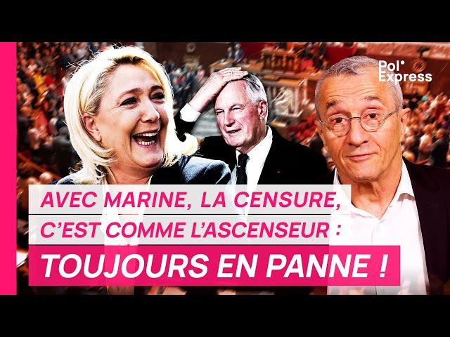 Avec Marine, la censure, c'est comme l'ascenseur : TOUJOURS EN PANNE !