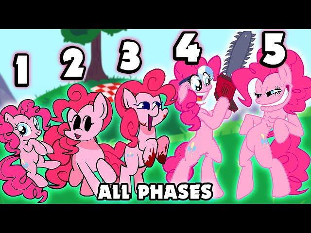 Pinkie Pie ALL PHASES | Friday Night Funkin' VS Pinkie Pie | A Little Sugar Port (FNF Mod)