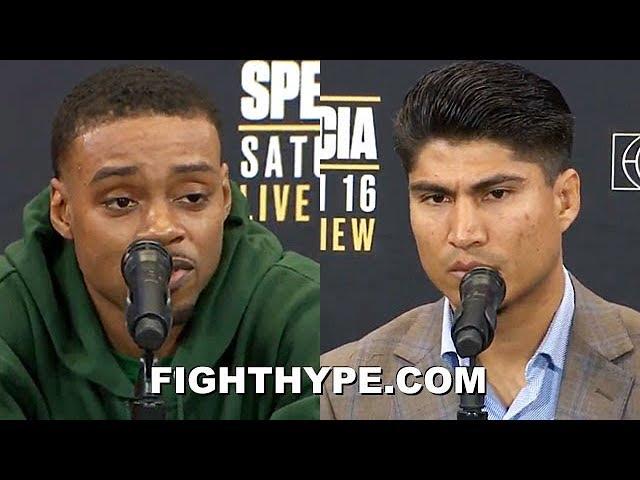 (WOW!) ERROL SPENCE LASHES OUT, TRADES WORDS WITH MIKEY GARCIA; TELLS HIM TO DROP HUMBLE ACT