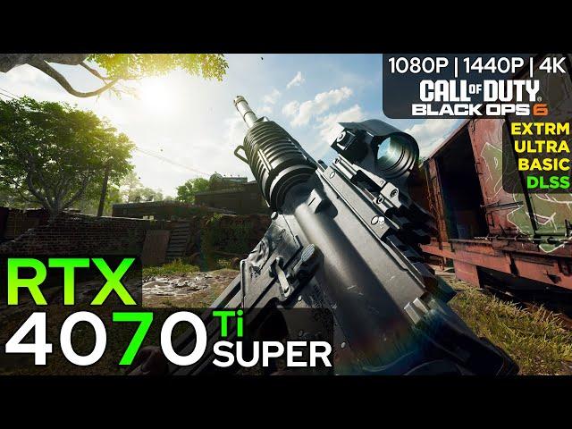 Call of Duty: Black Ops 6 - RTX 4070 Ti SUPER (1080p/1440p/4K) - Beta