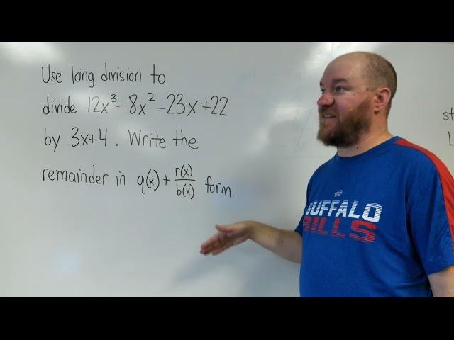 Polynomial Long Division