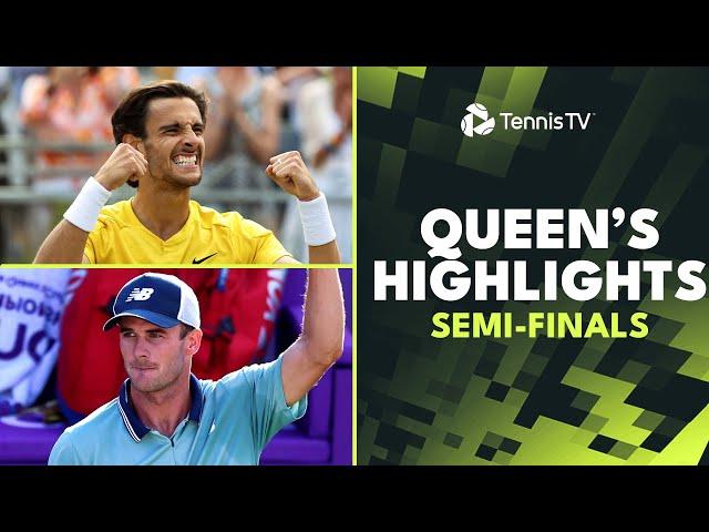 Tommy Paul Plays Sebastian Korda, Thompson vs Musetti | Queen's 2024 Semi-Final Highlights