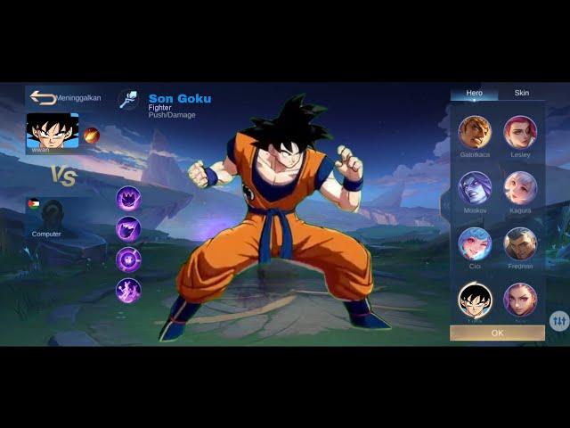 Son Goku Dragon Ball Z feat Mobile Legends bang bang | just for fun only!!!