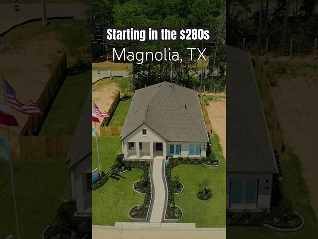  New homes $280s ⬆️ & lower tax rates!  Beautiful Glen Oaks community in Magnolia, TX by KHOV 