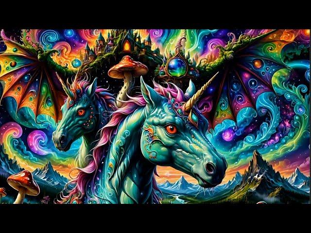 Psychedelic Trance mix September 2024  (AI Trippy Graphic Visuals)