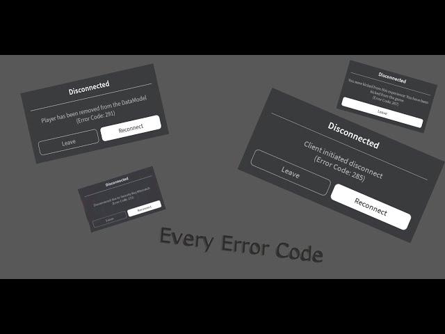 Every single error code on roblox explained.