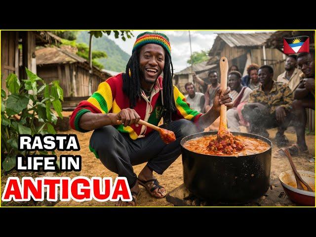 UNBELIEVABLE ! A Day In The Life of RASTA PEOPLE of Antigua and Barbuda 