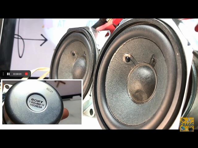Vintage 2003 Sony Trinitron CRT TV Woofers
