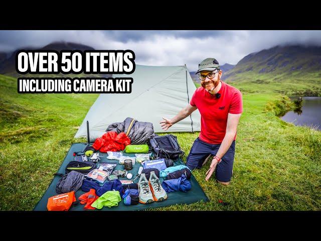 9.5kg Ultralight BackPacking Kit AFTER 6 Days On The West Highland Way