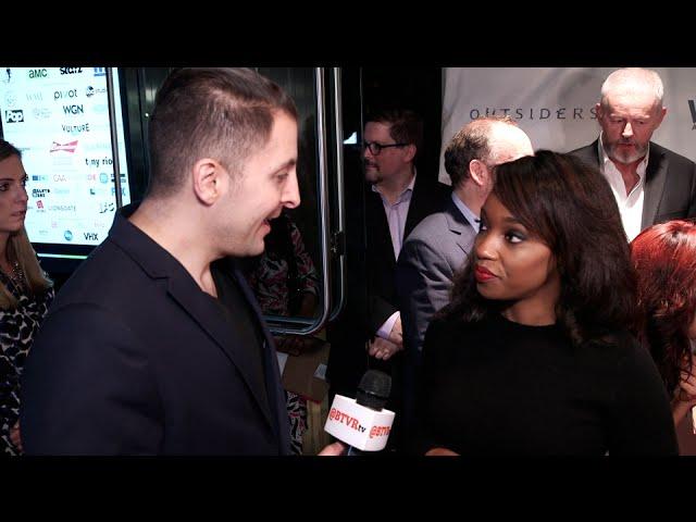 Christina Jackson at "Outsiders" Red Carpet at NYTVF with Arthur Kade