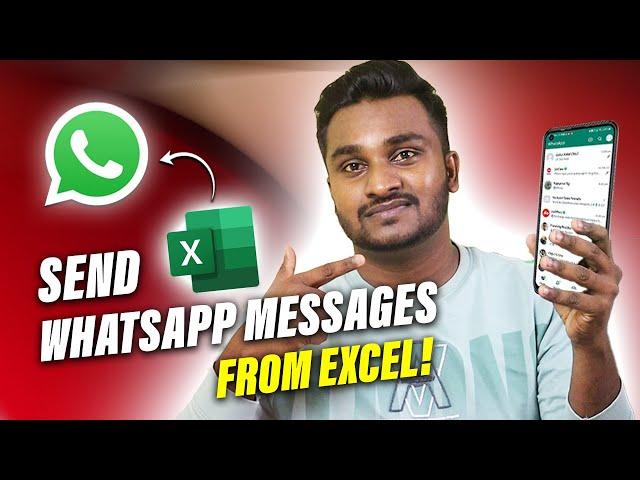 How To Send WhatsApp Messages Through Excel (Easy Method) Tamil!