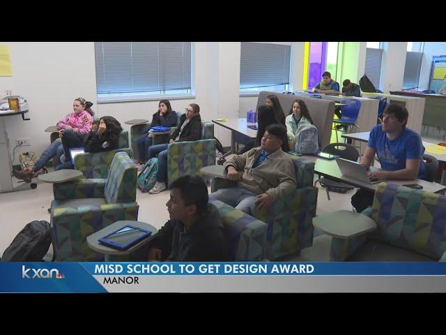 Manor school receives statewide recognition for design, planning