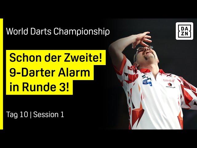 Der zweite WM-Neundarter! Krimi zwischen Clayton & Gurney: Tag 10 - Session 1 | Darts WM 25 | DAZN