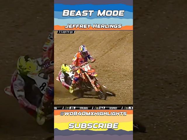 Jeffrey Herlings Going Beast Mode #motocross #mxgp #dirtbike