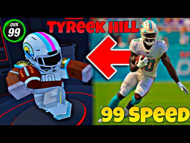 I Became Tyreek Hill In Ultimate Football... ( FASTEST PLAYER! )