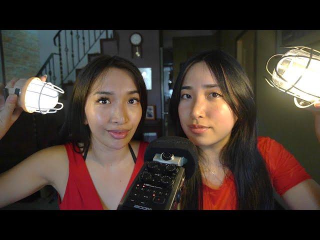 My Sister and I try an ASMR challenge...we failed