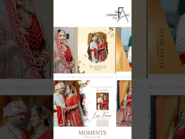 Professional wedding album design 4K how to make album design 4K #wedding #shadi #love #album #edit