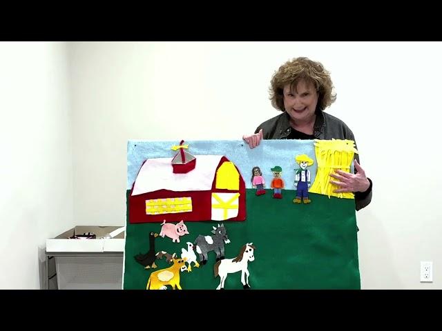 Felt Board Lady Storytelling: Dressing the Turkey #youtubekids #storyforchildrens #thanksgiving