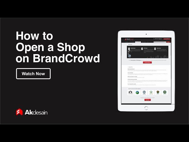 BrandCrowd : How to Open a Shop