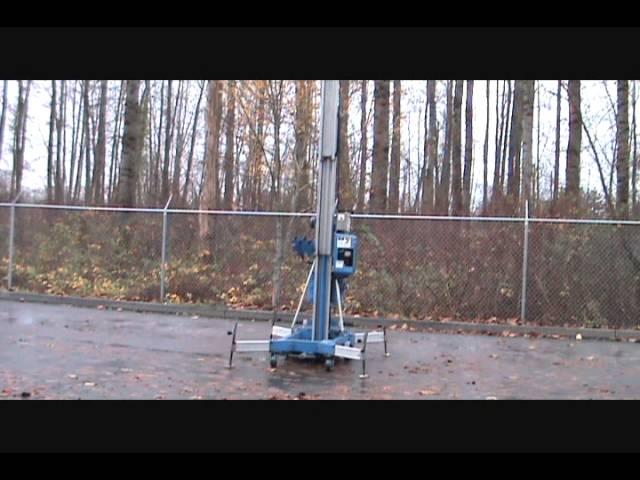 Sold! Genie AWP-24 Aerial Work Platform Man-lift Personnel Boom bidadoo.com