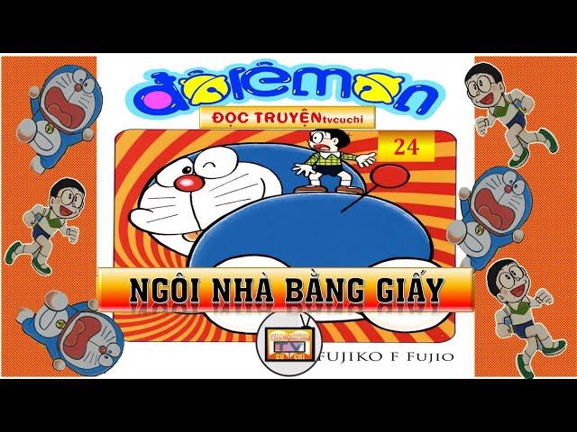 Truyện tranh Doraemon - Tập 24 - ngôi nhà bằng giấy - Đọctruyệntvcuchi   #doraemon #nobita