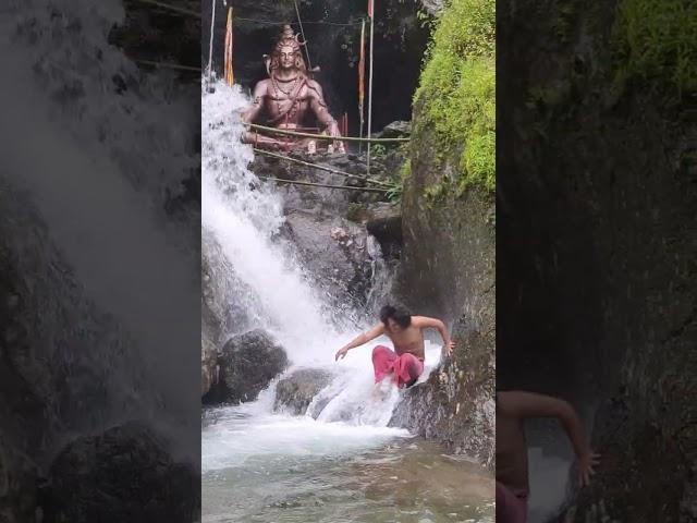 Kurseong Jungpana tea Garden, Jungpana water falls mahadev statue. #jungpanateagarden