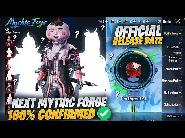 Next Mythic Forge 100% Confirmed  | Mythic Forge Outfit Reveal | Pubgm\Bgmi