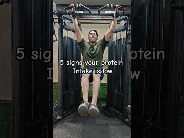 5 signs your protein intake is low #protein #proteintips #proteinintake
