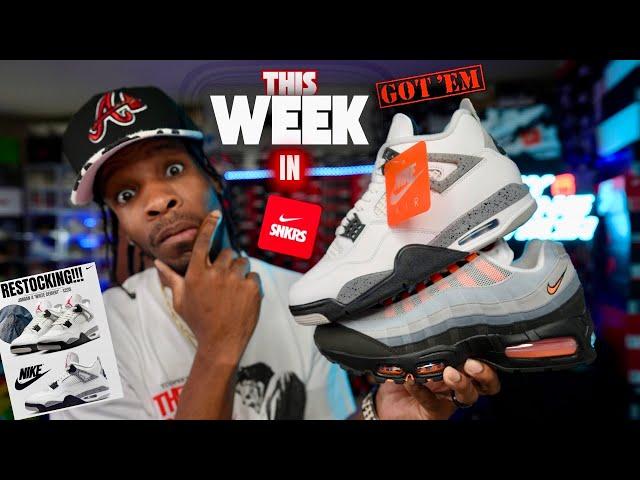 RESTOCKS & TONS OF NEW KICKS DROPPING AS SOON AS TOMORROW! HERE'S WHATS GOING ON THIS WEEK IN SNKRS!