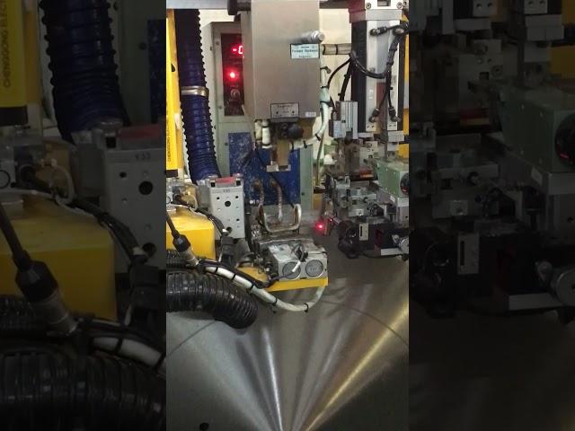 Automatic welding area of diamond segments on saw blade