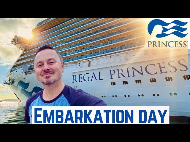 Regal Princess British Isles Cruise Embarkation Day