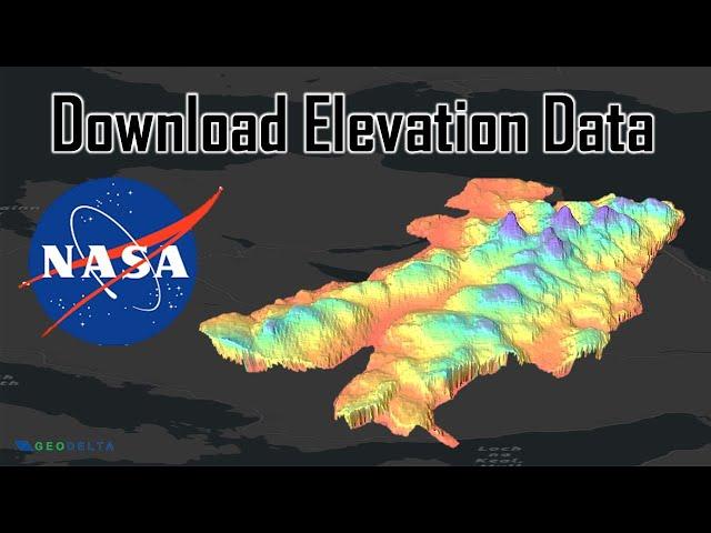 Downloading Elevation Data from NASA EarthData