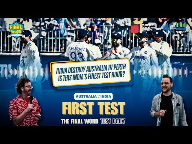 India destroy Australia in Perth - is this India's finest Test hour? | Final Word Daily