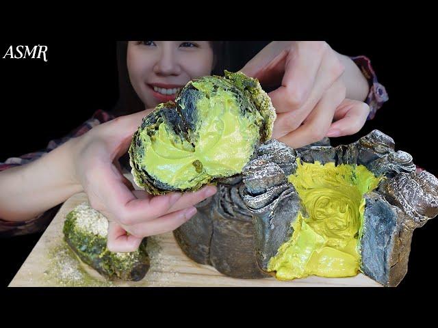 ASMR Homemade Croissant Peak Cake Recipe | EATING SOUNDS | MUKBANG