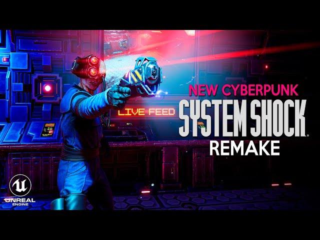 SYSTEM SHOCK First 45 Minutes of Gameplay | Remake in Unreal Engine RTX 4090 4K