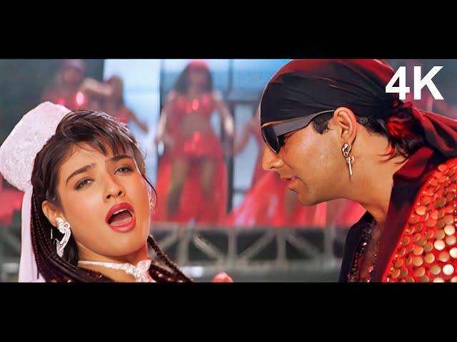 Tu Cheez Badi Hai Mast Mast | Mohra SUPERHIT SONG IN 4K | Raveena Tandon & Akshay Kumar | Paresh