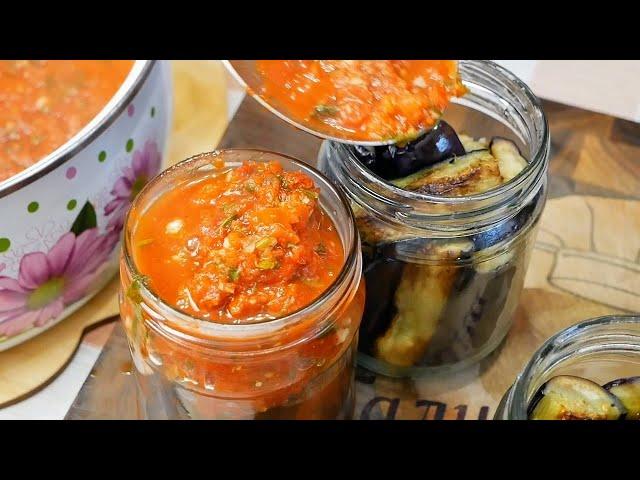 Самое ВКУСНОЕ на зиму. Баклажаны в ТОМАТНОЙ заливке, цыганка готовит.