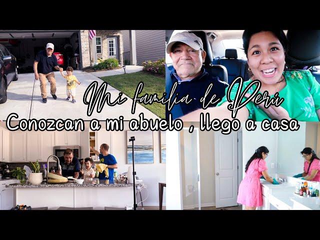 MI VIDA EN USA | Conozcan a mi familia Peruana ,mi abuelo llego a casa , 8 años sin verlo !