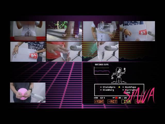 UNDERTALE: Death by Glamour | Cover made with household items