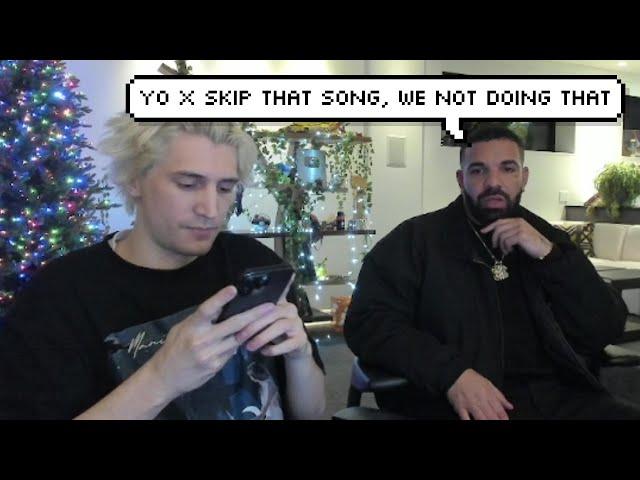 Awkward Moment after Drake tells xQc to "Shut Off" The Weeknd’s Music when it came on