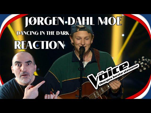 Jørgen Dahl Moe | Dancing In the Dark (Bruce Springsteen) | The Voice Norway ║ Réaction Française  !