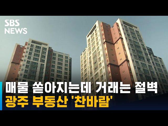 매물은 쏟아지는데 거래는 절벽…광주 부동산 '찬바람' / SBS