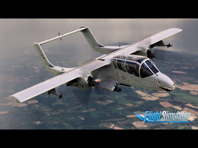 A new level of QUALITY! The amazing AzurPoly OV-10 Bronco | First Look Full Flight (MSFS)