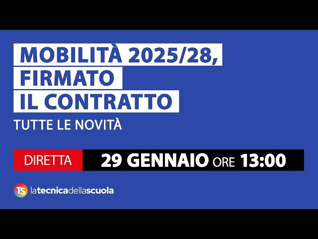 Mobilità 2025/28, firmato il contratto: tutte le novità