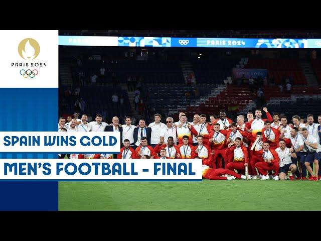 Spain win gold in men’s football after dramatic victory over hosts France | Paris 2024 highlights