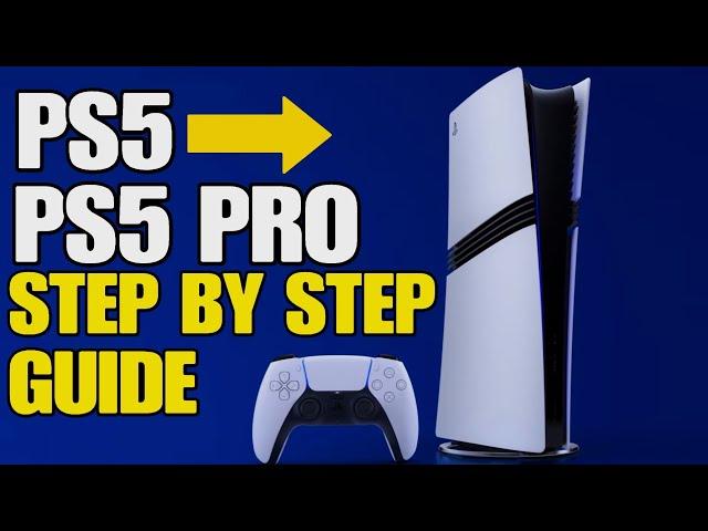 How to Transfer Your Data and Games From PS5 to PS5 PRO.