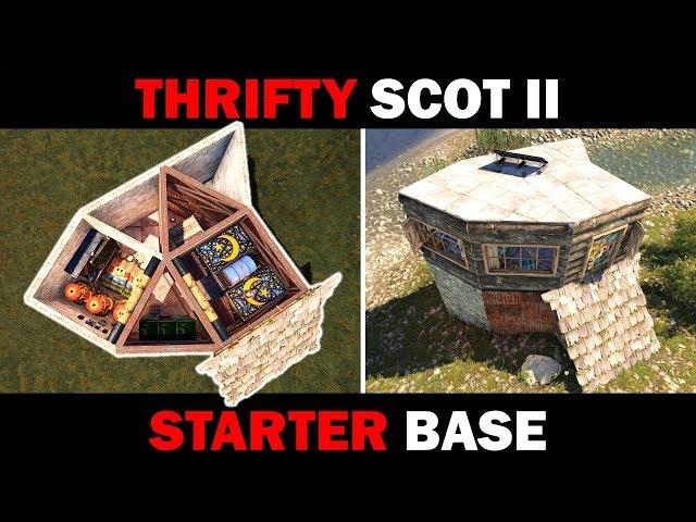 Thrifty Scot 2 - RUST High-Storage Solo/Duo/Trio Starter Base