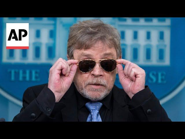 Mark Hamill joins White House press briefing, calls Biden ‘Joe-bi-Wan Kenobi’