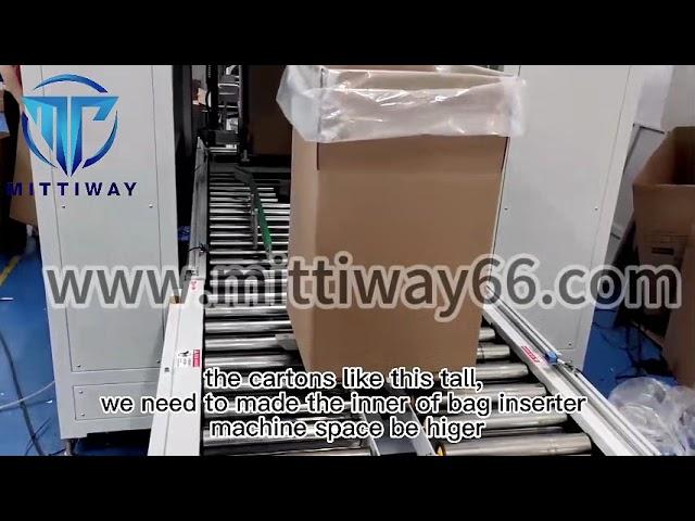 Bag In Box Inserter Manufacture Poly Bag Inserting Machine #machine