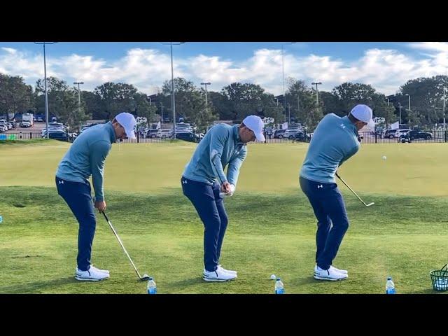 Jordan Spieth Golf Swing - MAX SPIN - CHIPPING & PITCHING | Full Speed + SLOW MOTION